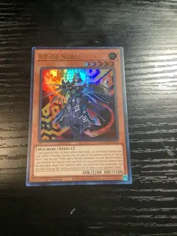 Yugioh K9 - 04 Noroi DOOD-EN025 1st Edition Ultra Rare NM - Image 1