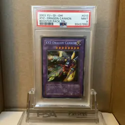 2003 Yu-Gi-Oh! XYZ-Dragon Cannon BPT-010 PSA 9 MINT - Image 1