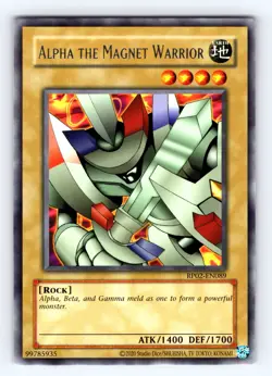 Yugioh Alpha The Magnet Warrior RP02-EN089 Rare - NM 💎 - Image 1