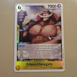 One Piece Edward.Newgate (ST13-004/47) Ultra Deck The Three Brothers NM FOIL TCG - Image 1