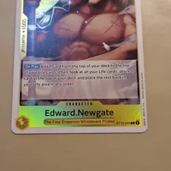 One Piece Edward.Newgate (ST13-004/47) Ultra Deck The Three Brothers NM FOIL TCG - Image 5