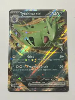 Tyranitar ex 064/131 Prismatic Evolutions Double Rare Holo NM Card - Image 1