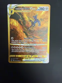 Pokemon Origin Forme Dialga VSTAR Secret Rare GG68/GG70 Crown Zenith Holo Card - Image 1