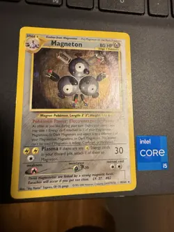 Pokemon TCG Magneton Neo Revelation Holo Card 10/64 Unlimited Rare MP- - Image 1