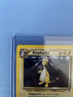 Ampharos 1/111 Unlimited Holo Rare Neo Genesis Pokemon Card Moderately Played - Image 2