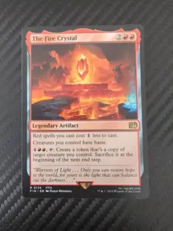 The Fire Crystal Final Fantasy Regular NM MTG #135 - Image 1