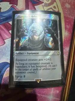 Champion's Helm (Surge Foil) #337 (LP) Final Fantasy FIC Magic MTG - Image 1