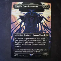 Xu-Ifit, Osteoharmonist (Borderless) Edge of Eternities Foil - Image 1