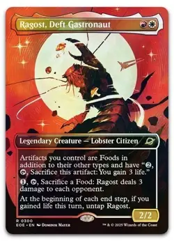 Ragost, Deft Gastronaut (Borderless) #300 (Foil) NM Edge of Eternities Magic MTG - Image 1