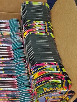 SEALED Pokemon TCG PHANTASMAL FLAMES AND DESTINED RIVALS SLEEVED PACKS - Image 1