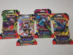 SEALED Pokemon TCG PHANTASMAL FLAMES AND DESTINED RIVALS SLEEVED PACKS - Image 3