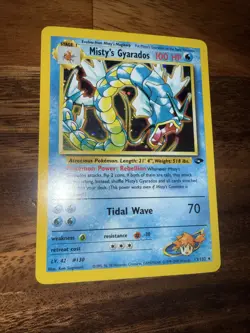 Pokemon TCG Misty's Gyarados Holo Rare Gym Challenge 13/132 Unlimited Edition - Image 2