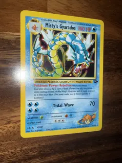 Pokemon TCG Misty's Gyarados Holo Rare Gym Challenge 13/132 Unlimited Edition - Image 3
