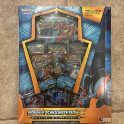 Pokemon TCG XY 2015 Mega Swampert EX Premium Collection Box Sealed - Image 1