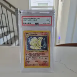 1999 POKEMON GAME NINETAILS HOLO 12 PSA 9 MINT newly graded good deal 🔥🔥 - Image 1