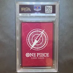 PSA 10 Roronoa Zoro OP01-001 L LECAFIG Weekly Jump Promo One Piece Card Japanese - Image 2