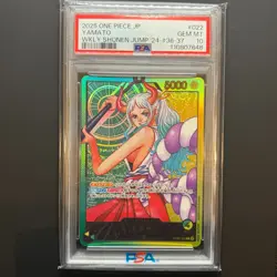 2025 ONE PIECE JPN PROMOS WEEKLY SHONEN JUMP 2024-ISSUE 36-37 #022 YAMATO PSA 10 - Image 1