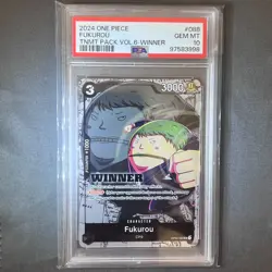 Fukurou OP03-088 Winner Pack Vol.6 One Piece Tournament PSA 10 - Image 1