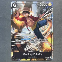Monkey D Luffy P-035 Pirates Party Vol 3 Promo One Piece Card English - Image 1