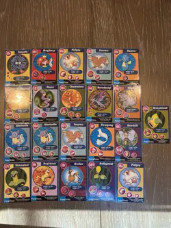 PokeTrivia Mewtwo Strikes Back Lot - Pokemon Trading Cards 1999 24 cards - Image 1