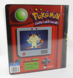 Vintage Pokemon 3 Ring Binder Pikachu Eevee Nintendo 1999 Trading Card Album - Image 5