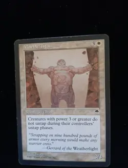 1x Marble Titan Heavy Play, English Tempest MTG Magic - Image 1