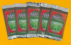 MTG HOMELANDS Booster Pack (x5) Sealed (OldManMTG 008-749) - Image 1