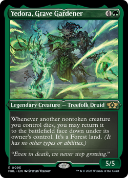 MTG - Yedora, Grave Gardener (Foil Etched) [Multiverse Legends] Foil - Image 1