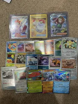 Pokemon Lot Daisy Help, Gold Switch, Bill Transfer, 14 Reverse Holos And 4 Holos - Image 1