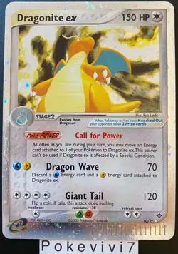 Carte Pokemon DRAGONITE 90/97 Ultra Rare EX Bloc EX Dragon ENGLISH - Image 1