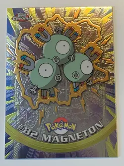2000 Topps Chrome Pokemon Series 2 #82 Magneton FREE COMBINED SHIPPING - Image 1