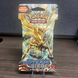 Pokemon XY Steam Siege Sleeved Booster Pack Factory Sealed -2016 - Image 1