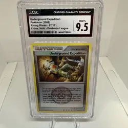 Pokemon Underground Expedition Rising Rivals 97/111 Cross Hatch CGC 9.5 Mint + - Image 1