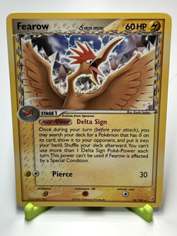 Pokemon Fearow Delta Species 18/100 Crystal Guardians Rare NM Condition - Image 1