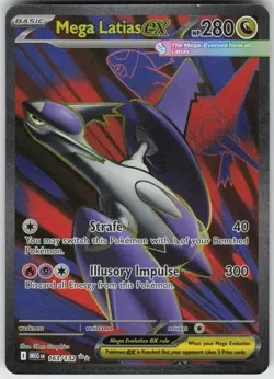 Pokemon Mega Latias ex - 163/132 ME01: Mega Evolution Ultra Rare NM - Image 1