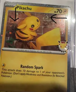 DOUBLE SWIRL 🌀💫 2026 Pikachu 051 Stamped Pokemon Day 30th Anniversary Promo - Image 1