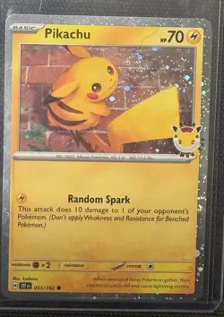 DOUBLE SWIRL 🌀💫 2026 Pikachu 051 Stamped Pokemon Day 30th Anniversary Promo - Image 3