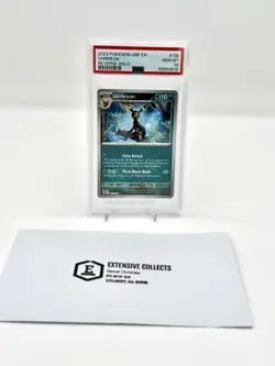 2023 POKEMON OBF EN-OBSIDIAN FLAMES REVERSE HOLO #130 UMBREON PSA 10 - Image 3