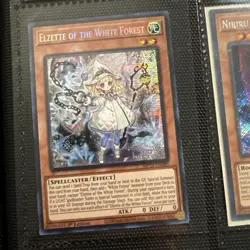 Yugioh Elzette of the White Forest Prismatic Secret Rare MP25-EN080 - Image 1