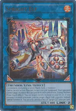 Spright Elf-Ultra Rare - Unlimited - POTE-EN049 - Power of the Elements - NM - Image 1