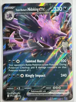 Team Rocket's Nidoking ex - SV: Scarlet & Violet Promo Cards 217 NM Pokemon Card - Image 1