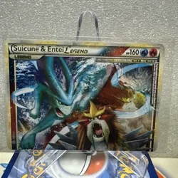 LP Unleashed Legend Suicune Entei Card 94/95 Holo Ultra Rare Pokemon TCG - Image 1