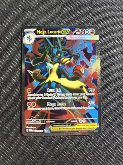 Pokemon TCG Mega Lucario EX 160/132 Ultra Rare Holo Card Mega Evolutions - Image 1