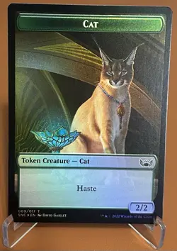 Cat Dog Double-Sided Token Streets of New Capenna Foil - Image 1