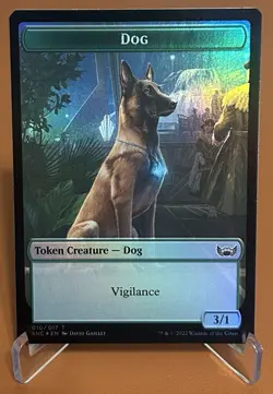 Cat Dog Double-Sided Token Streets of New Capenna Foil - Image 2