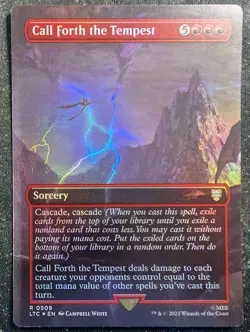 Call Forth the Tempest - Foil Borderless - LOTR Tales of Middle Earth (MTG) - Image 1