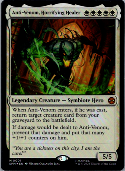 Anti-Venom, Horrifying Healer Foil from Marvel's Spider-Man, #1 in NM condition - Image 1