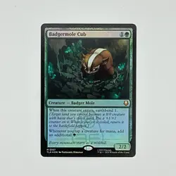 FOIL MTG TLA 167 - Badgermole Cub - NM Pack Fresh - Image 1