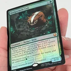 FOIL MTG TLA 167 - Badgermole Cub - NM Pack Fresh - Image 3
