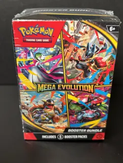 Pokemon Mega Evolution Booster Bundle 6 Packs New Factory Sealed Pokemon TCG - Image 2